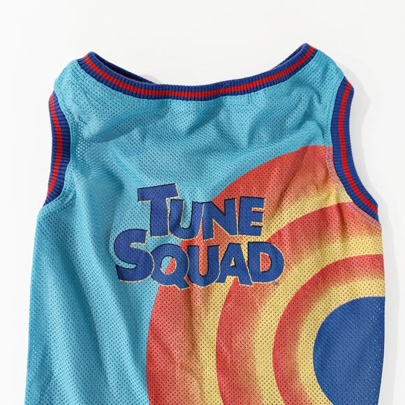 [Bark!] Space Jam Tune Squad Looney Tunes Jersey Dog Costume Halloween Sz Medium - Picture 5 of 9